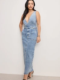 Fit for Success V-Neck Maxi Dress