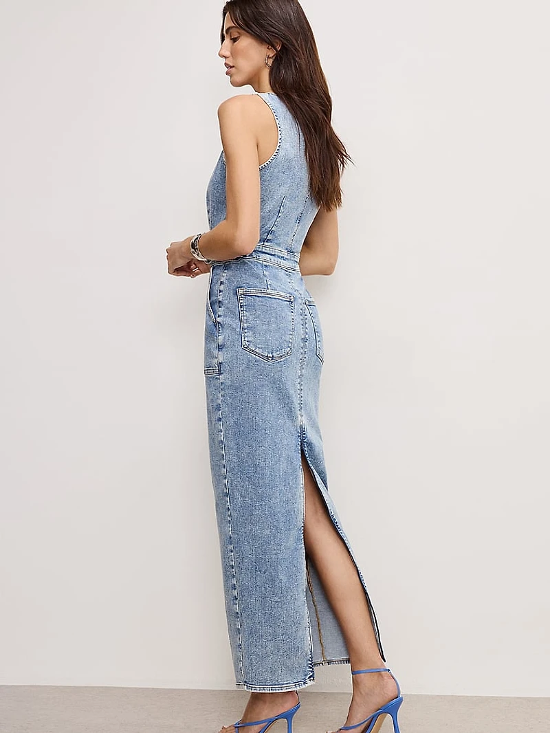 Fit for Success V-Neck Maxi Dress