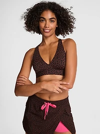 Relay Strappy Plunge Sports Bra