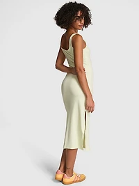 All-Day Soft Rib Bodycon Midi Dress