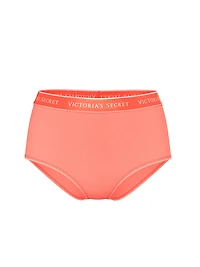 Ultra-Fine Modal Logo Modern Brief Panty