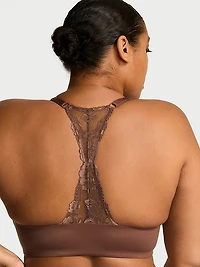 Lightly Lined Full-Coverage Lace Racerback Bra