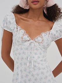 Sweet Escape Eyelet Slip Dress