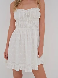 Edie Eyelet Slip Dress
