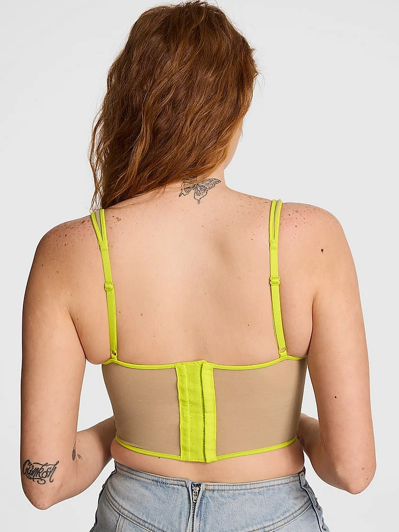 Wink Lace Halter Corset Top
