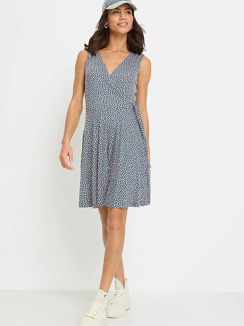 Wrap V-Neck Dress