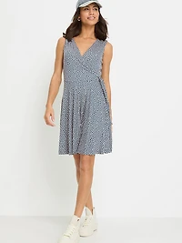 Wrap V-Neck Dress