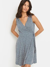 Wrap V-Neck Dress