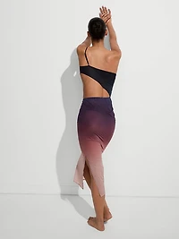 Siren Sunset Ombré One-Shoulder Cut-Out Dress