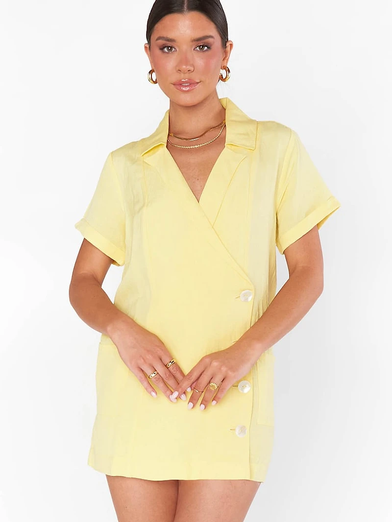 Bicoastal Blazer Romper