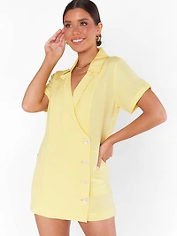 Bicoastal Blazer Romper