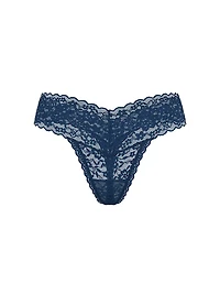Lace Lace-Up Thong Panty