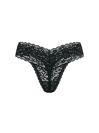 Lace Lace-Up Thong Panty