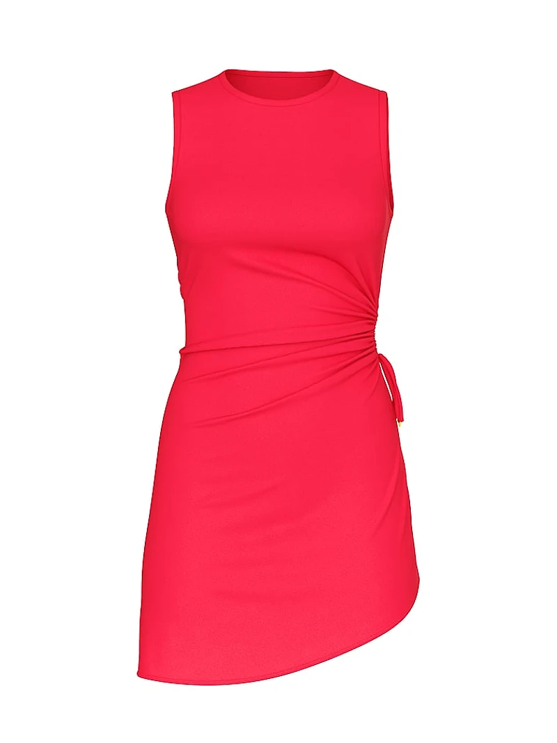 Beachwear Swim Ruched Mini Dress