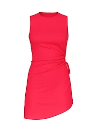 Beachwear Swim Ruched Mini Dress