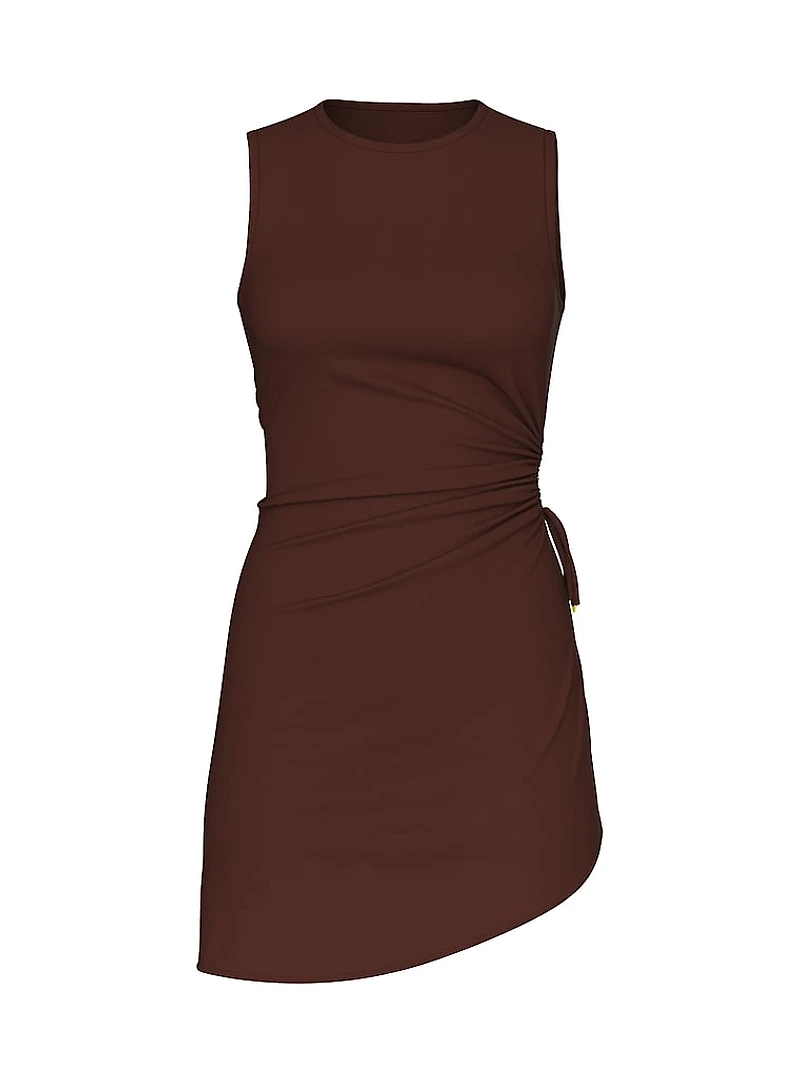 Beachwear Swim Ruched Mini Dress