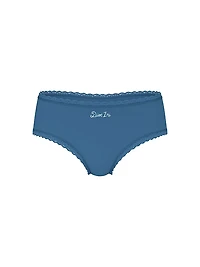 Cotton Lace-Waist Cheeky Panty