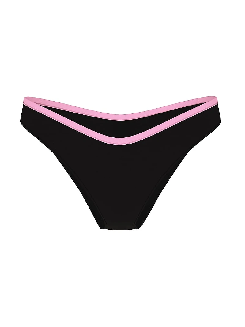 Ruched Brazilian Bikini Bottom
