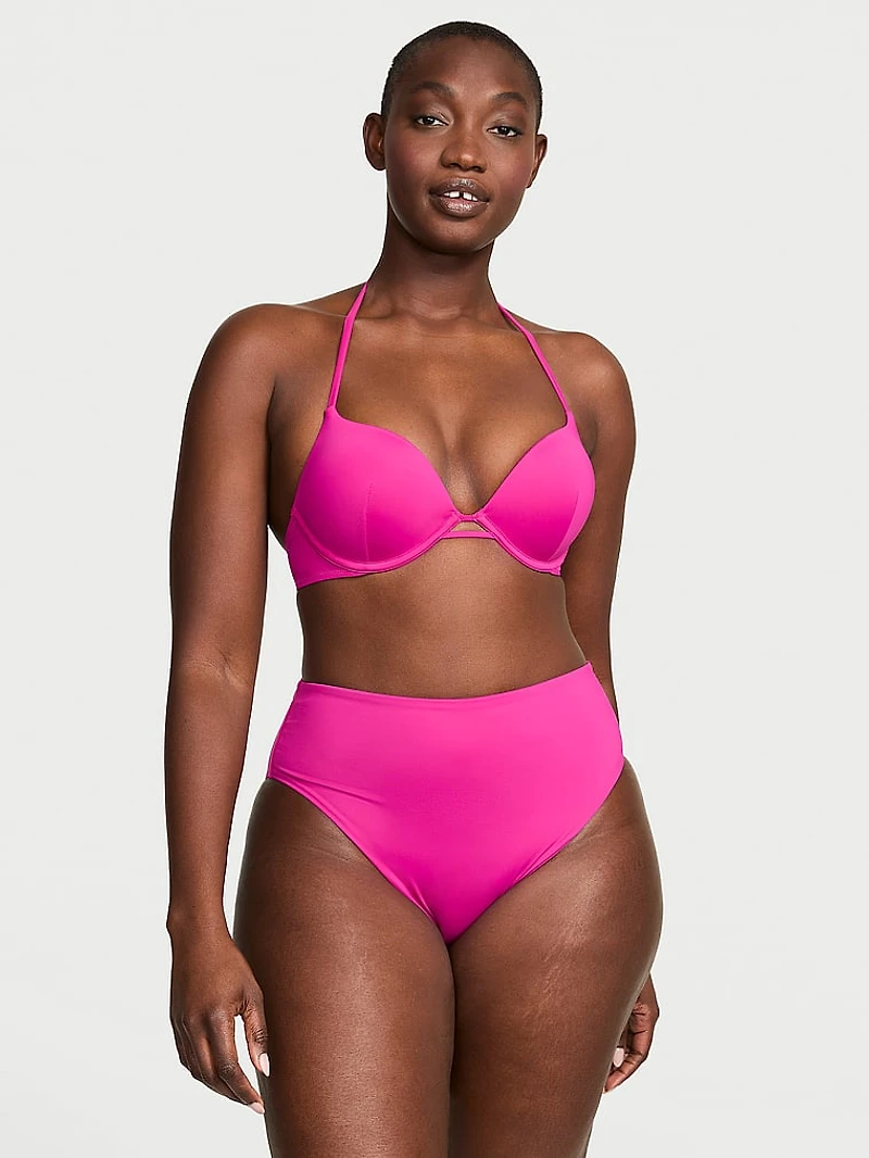 Essential High-Waist Full-Coverage Bikini Bottom