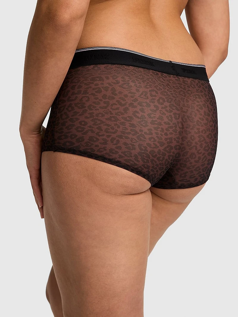 Logo Cotton Boyshort Panty