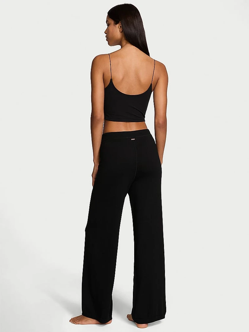 Luxe Crème Knit Lounge Pants
