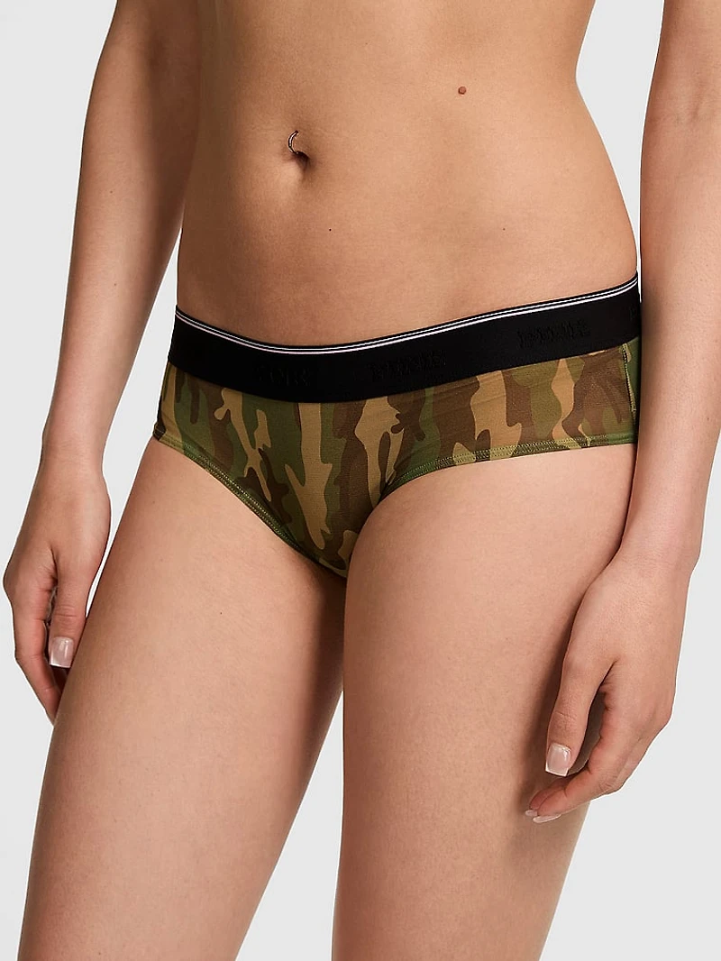 Logo Cotton Hiphugger Panty