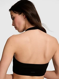 All-Day Cotton Halter Sports Bra
