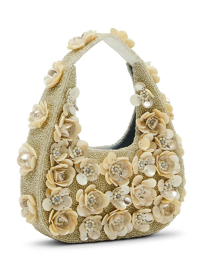 Beaded Small Hobo Bag