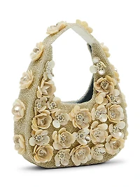 Beaded Small Hobo Bag