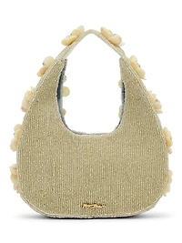 Beaded Small Hobo Bag