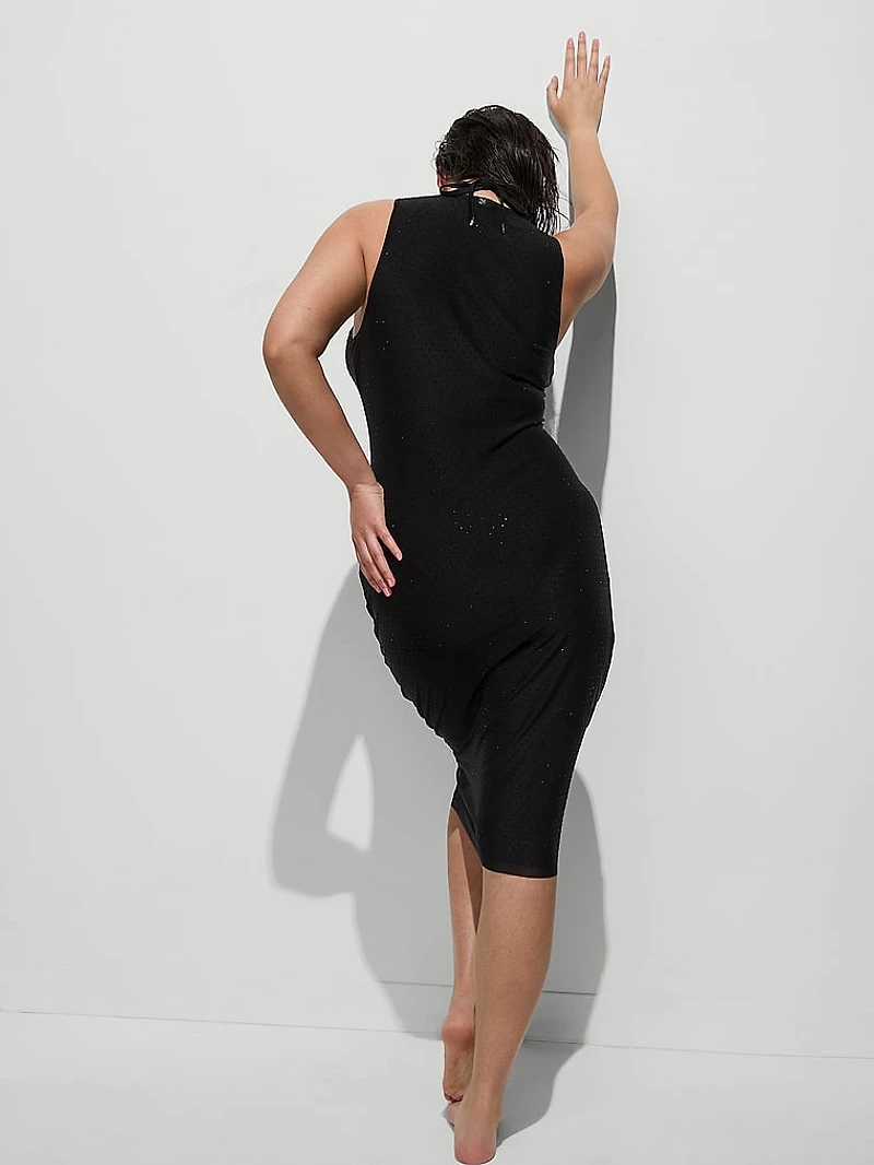 Beachwear Mesh Midi Dress