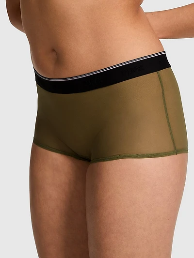 Logo Cotton Boyshort Panty