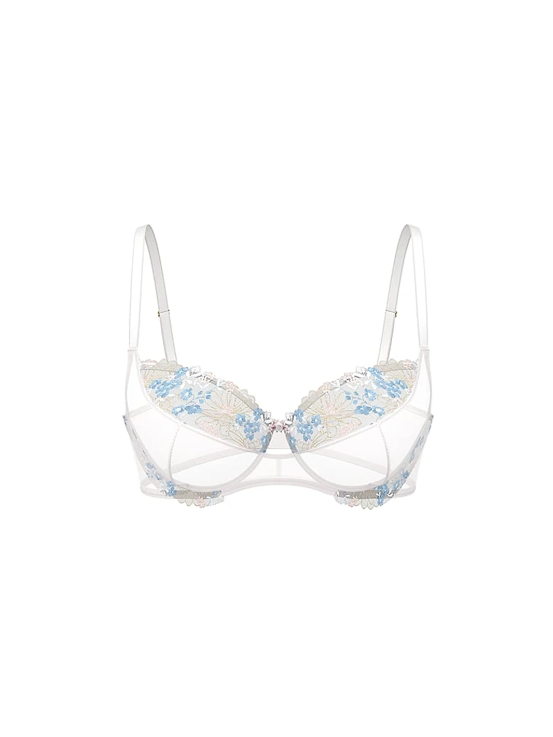 Fabulous by Victoria's Secret Bloom Embroidery Unlined Full-Cup Bra