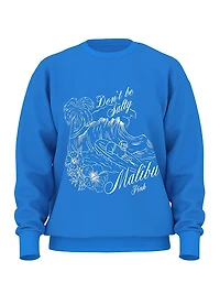 Ivy Fleece Oversized Crew Sweatshirt