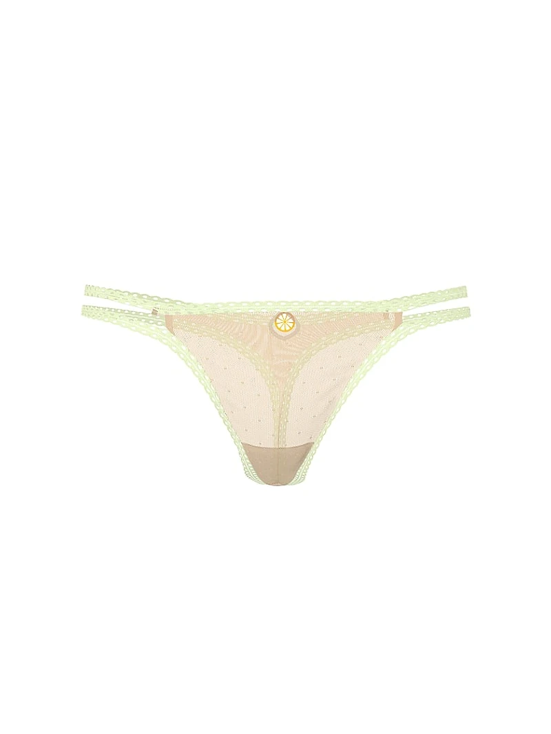 Wink Charmed Fruit Strappy Thong Panty