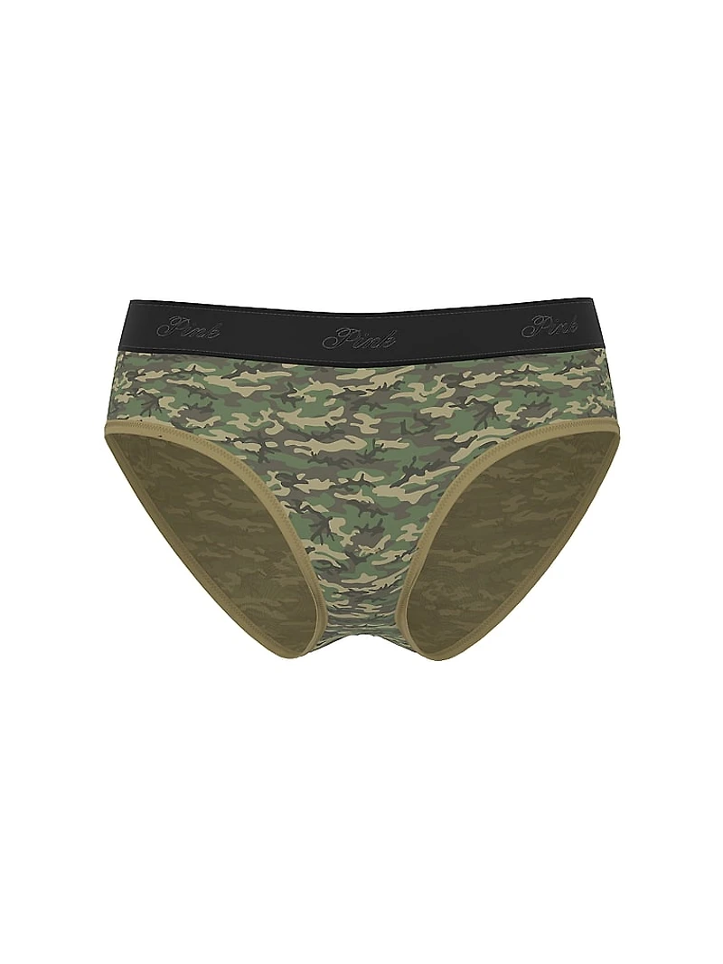 Logo Cotton Hiphugger Panty