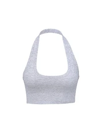 All-Day Cotton Halter Sports Bra