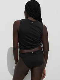 Beachwear Swim Tie-Front Tank Top
