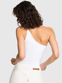Base Stretch Twisted One-Shoulder Tank Top