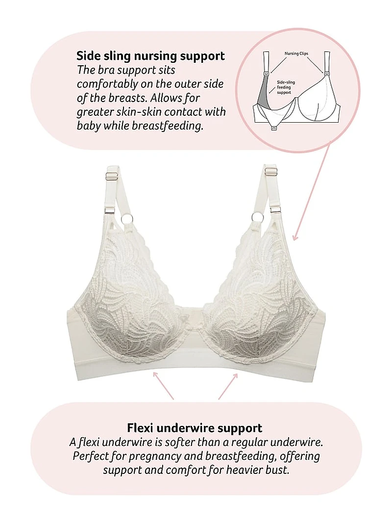Warrior Plunge 2.0 Flexwire Nursing Bra