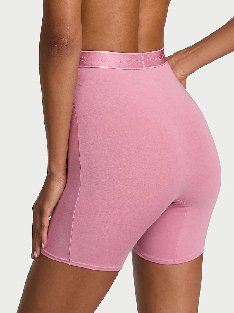 Logo Cotton High-Waist Boxer Brief