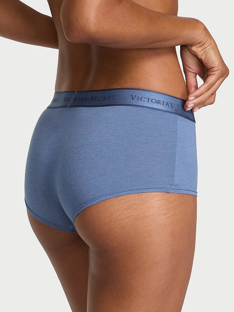 Logo Cotton Boyshort Panty