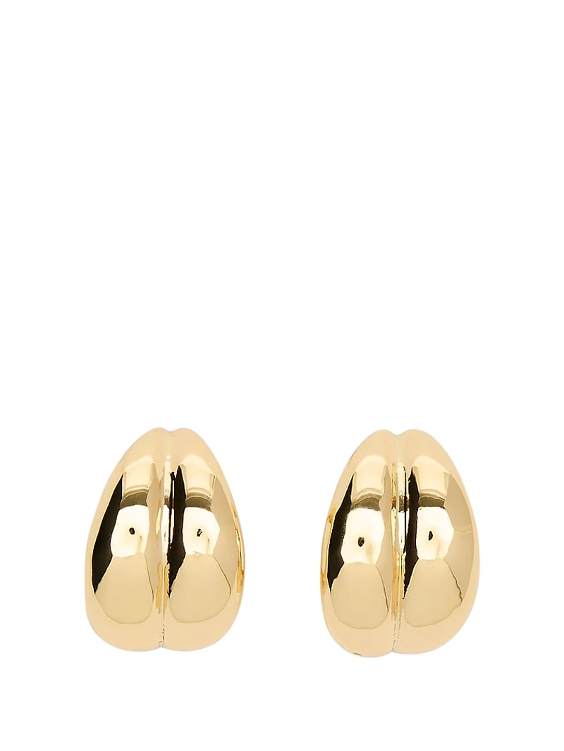 Small Gold Twisted Hoop Earrings