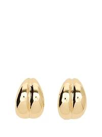 Small Gold Twisted Hoop Earrings