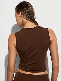 Beachwear Swim Tie-Front Tank Top