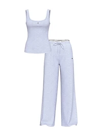 100% Cotton Tank & Pants Pajama Set