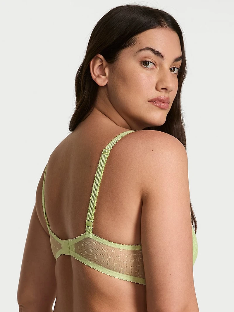 Sexy Tee Posey Lace Lightly Lined Demi Bra