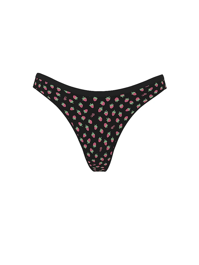 Seamless High-Leg Thong Panty
