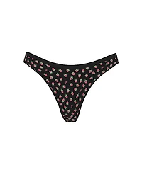Seamless High-Leg Thong Panty