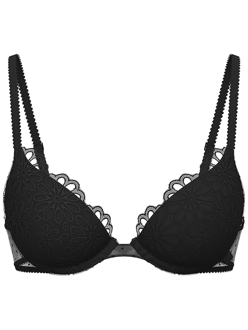 Sexy Tee Daisy Lace Push-Up Bra
